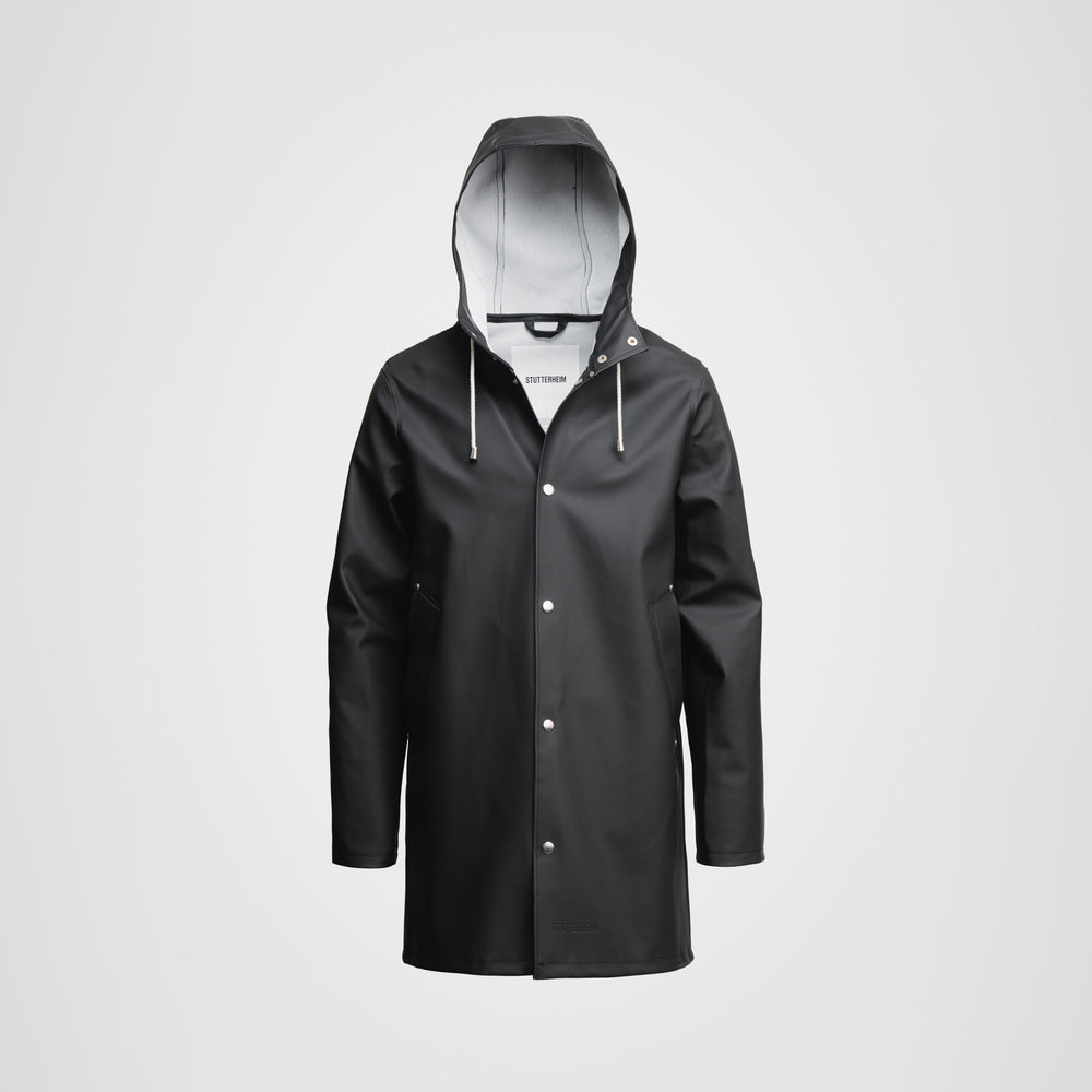 Stockholm Black Raincoat